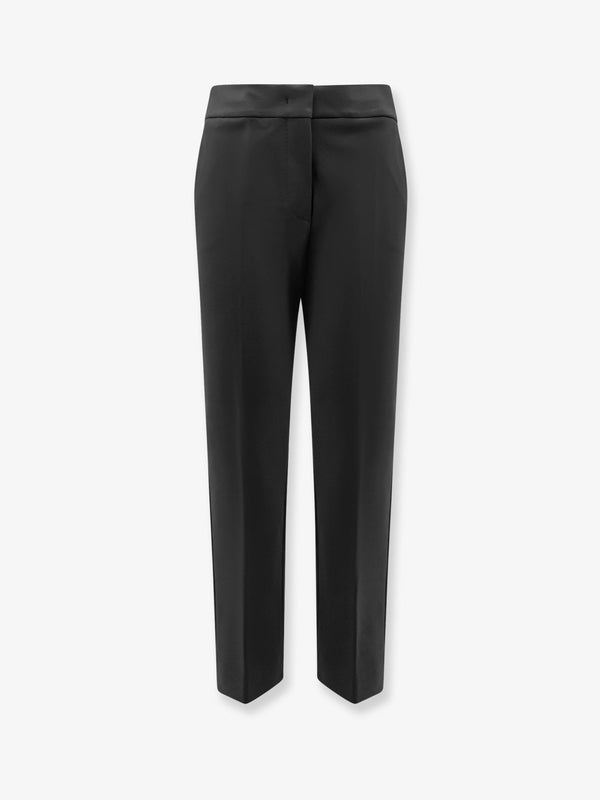 Trousers Pegno Viscose Blend Black