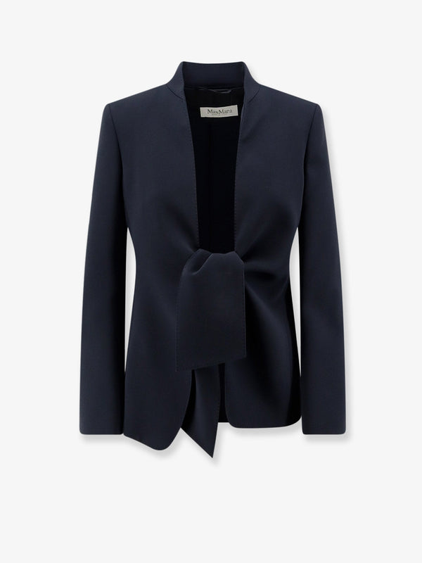 Blazer Mxmpalo Cady Blue Triacetate Blazers