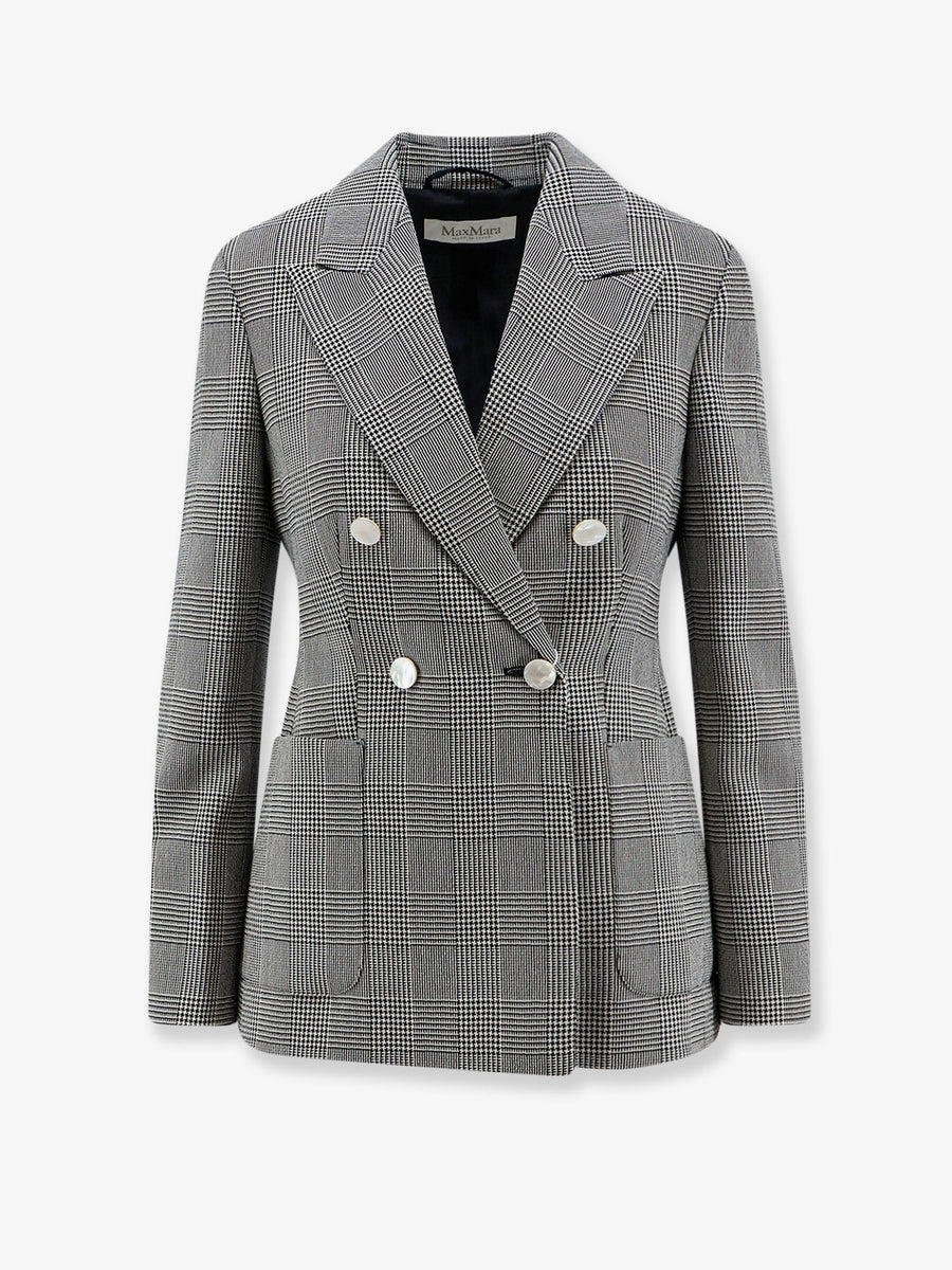 Blazer Mxmaccordo Virgin Wool Black Blazers