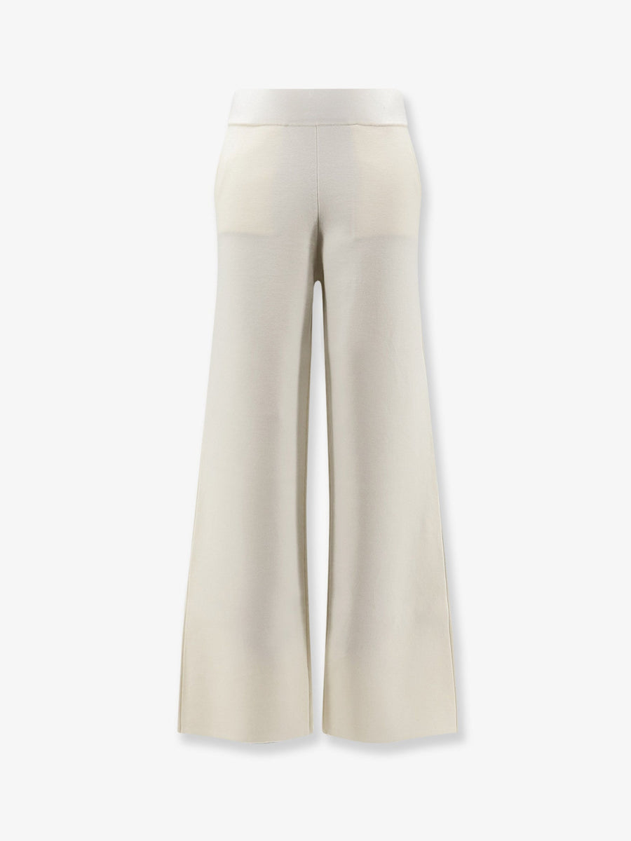 Knit Trousers Mxmbaldo Beige Wool