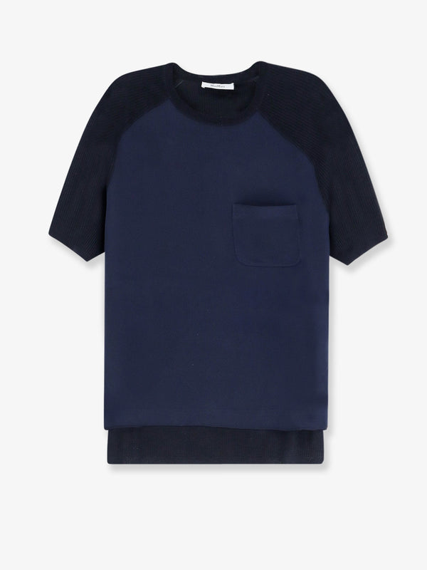 Top Mxmgolfo Silk-Cashmere Blue T-shirts & Jerseys