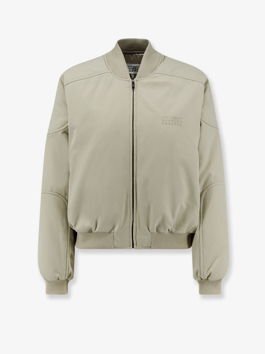 Cotton Jacket Numeric Signature Beige