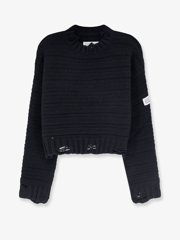 Sweater Wool-Blend Black