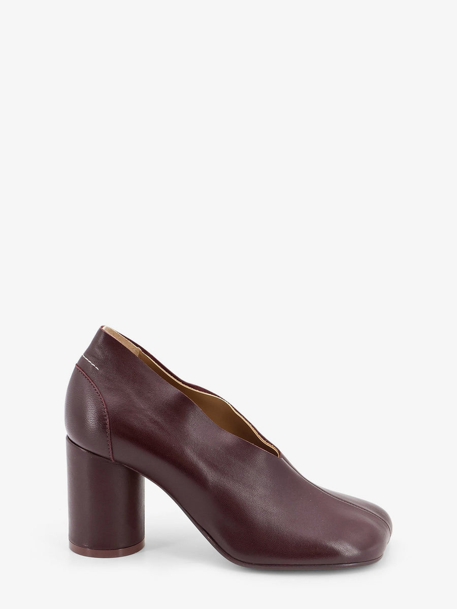 Leather Pump Anatomic Toe Purple Pumps