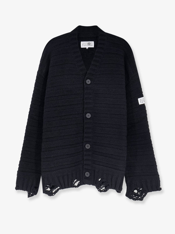 Cardigan Wool Black Virgin