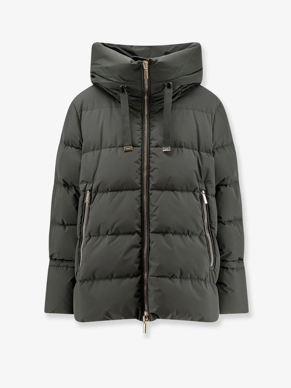 Down Jacket Gadia-Stp Waterproof Green Polyester