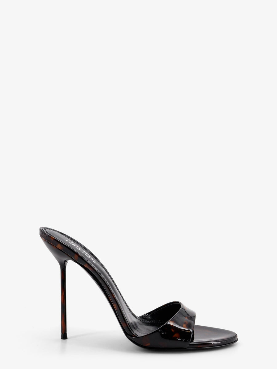 Patent Leather Sandals Lidia Brown