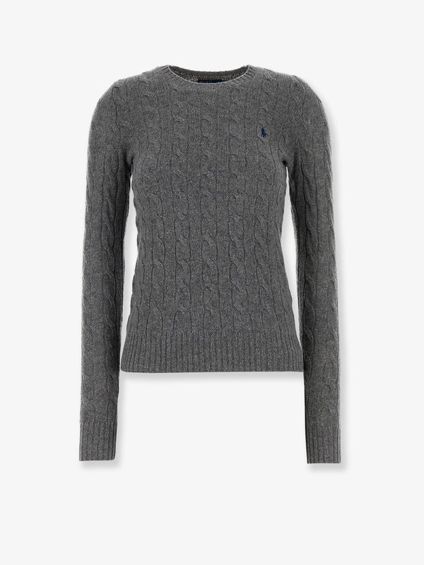 Crew-Neck Wool-Cashmere Sweater Grey