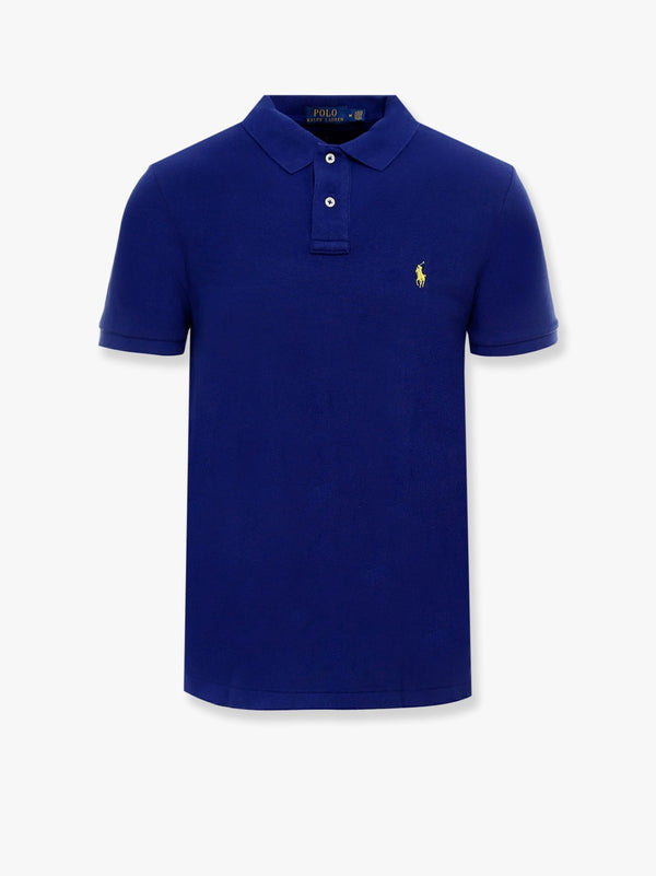 Cotton Polo Shirt Blue