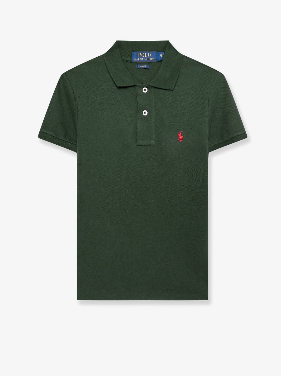 Cotton Polo Shirt Green