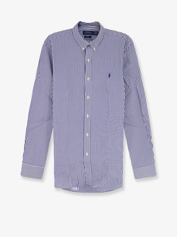 Striped Cotton Shirt Blue