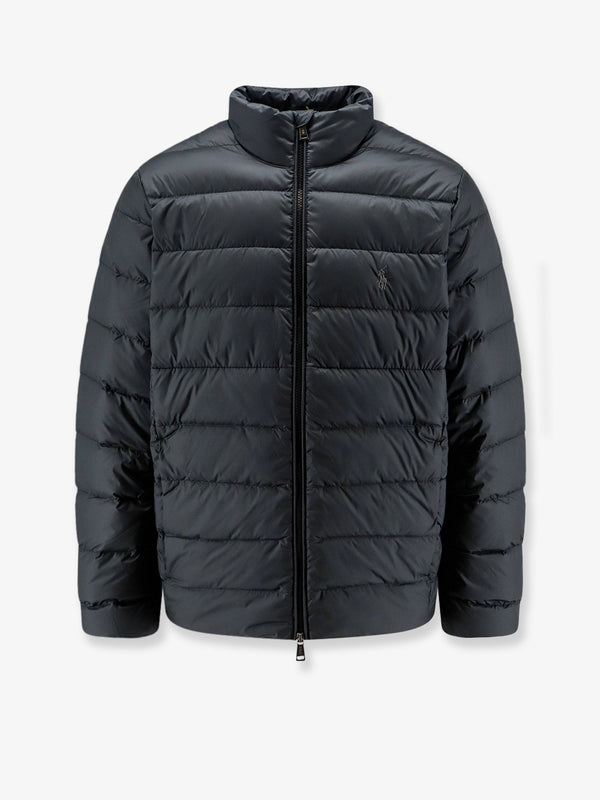 Packable Down Jacket Black Recycled Polyester