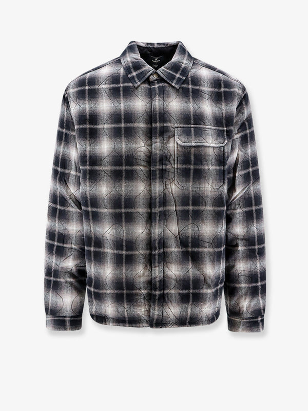 Quilted Shirt Jacket Black Organic Cotton
