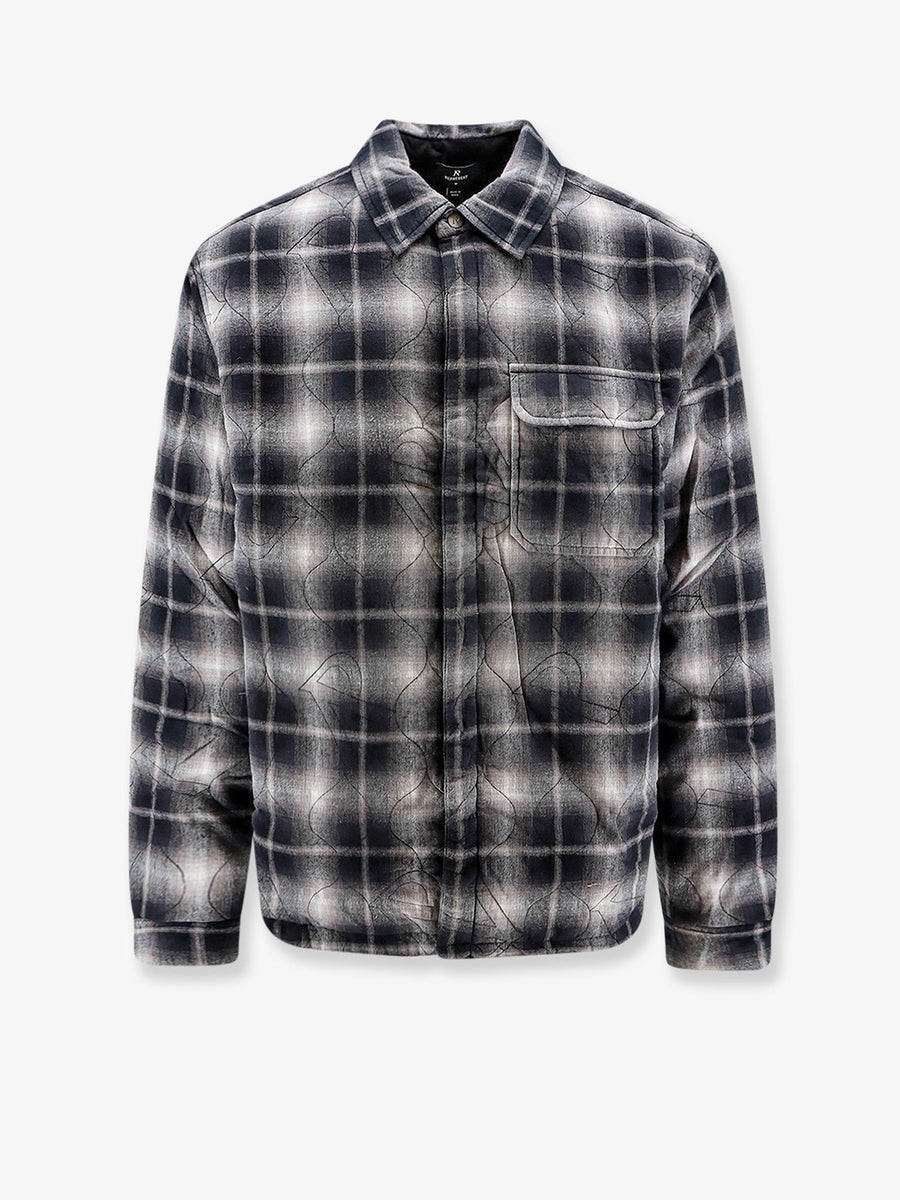 Quilted Shirt Jacket Black Organic Cotton