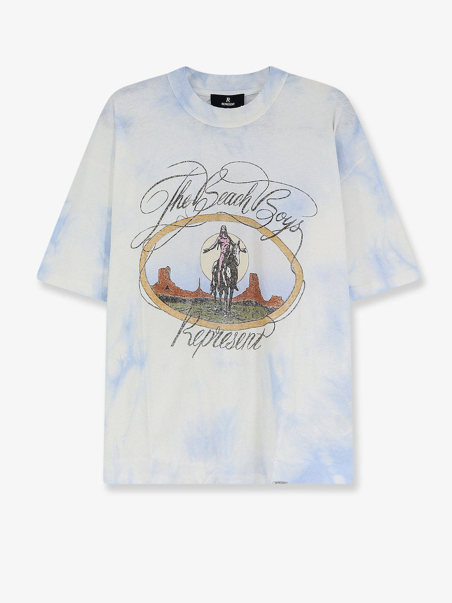 T-Shirt Beach Boys Blue Cotton Blend T-shirts