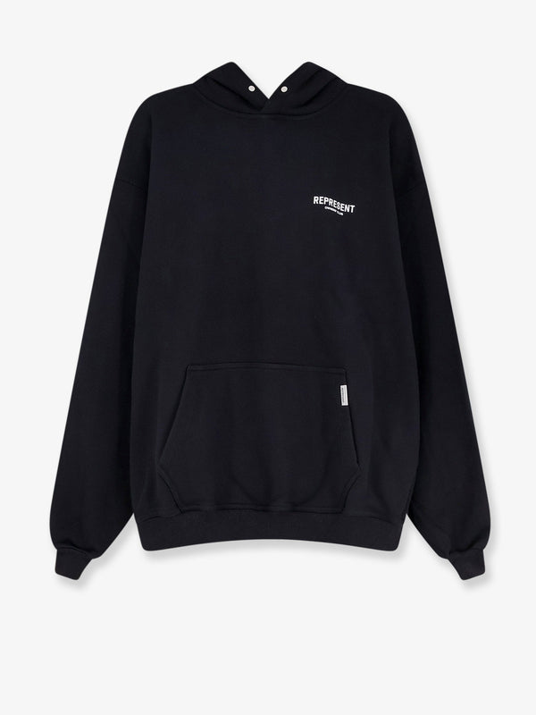 Hooded Cotton Sweatshirt Black Sweatshirts