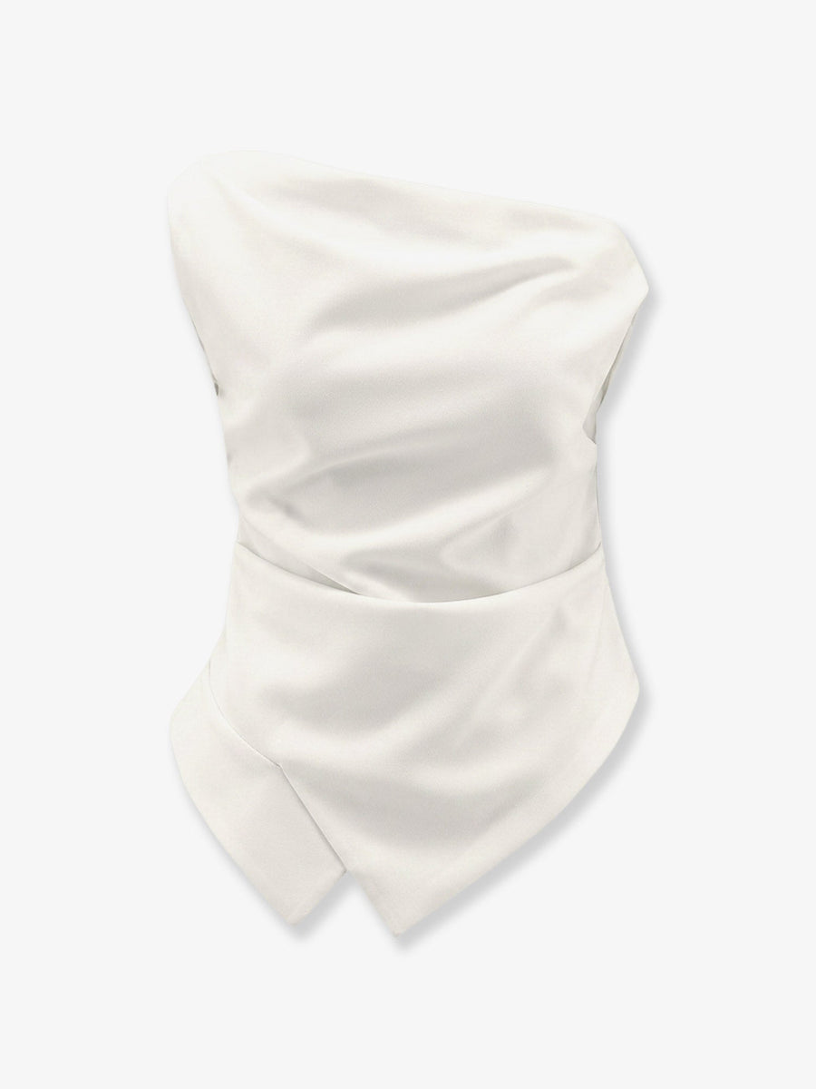 Sleeveless Viscose Top White T-shirts & Jerseys
