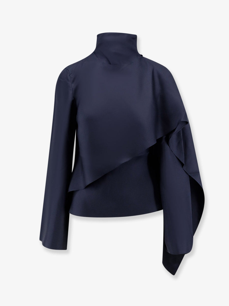 Shirt Silk Foulard Blue