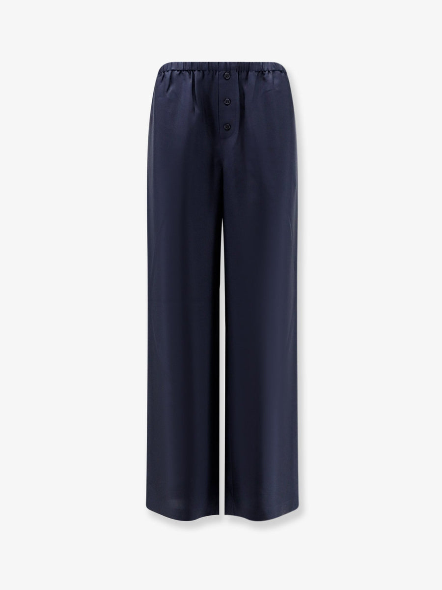 Silk Trousers Blue