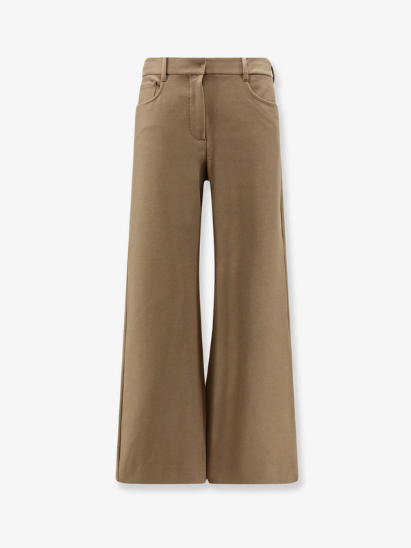 Trousers Smmgela Cotton-Blend Beige
