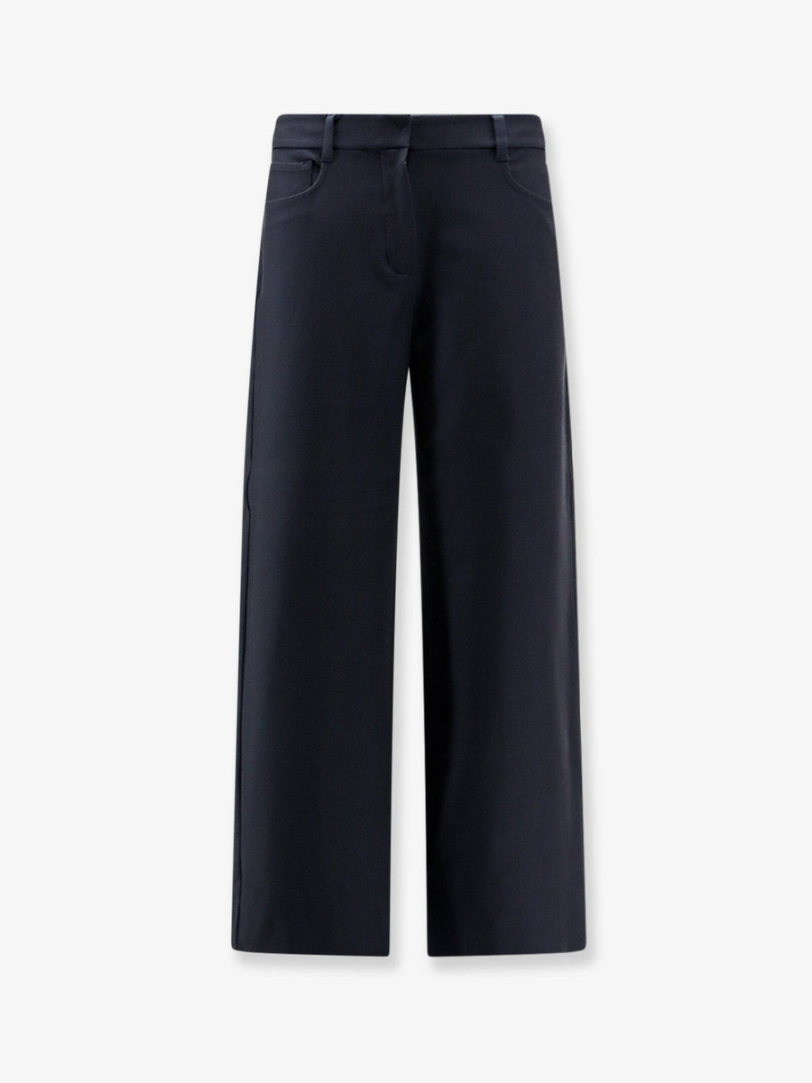 Trousers Smmgela Cotton-Blend Blue