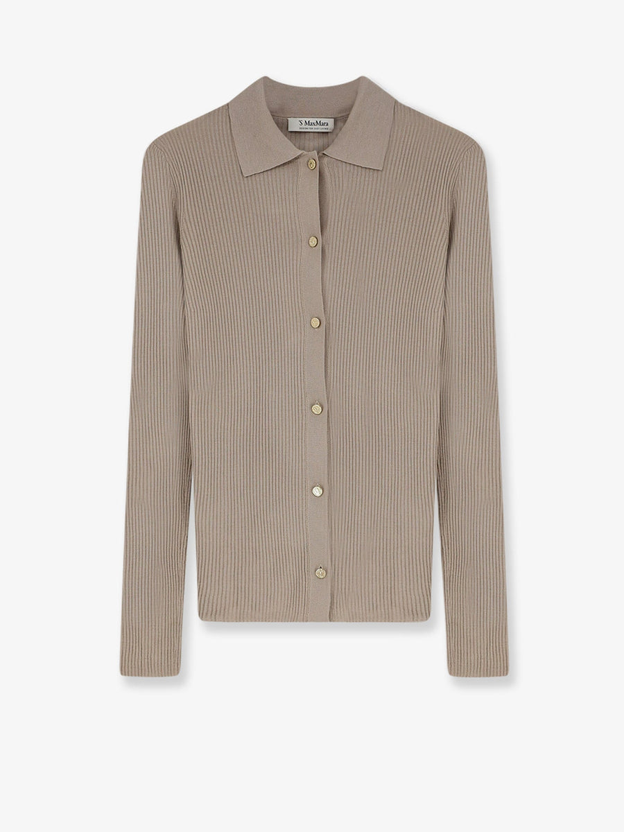 Cardigan Smmlimone Virgin Wool Beige
