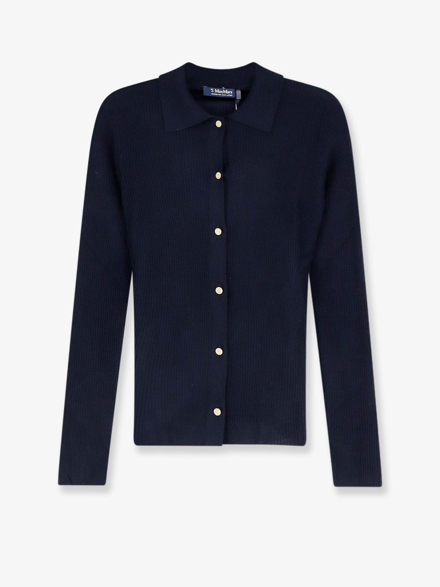 Cardigan Smmlimone Virgin Wool Blue