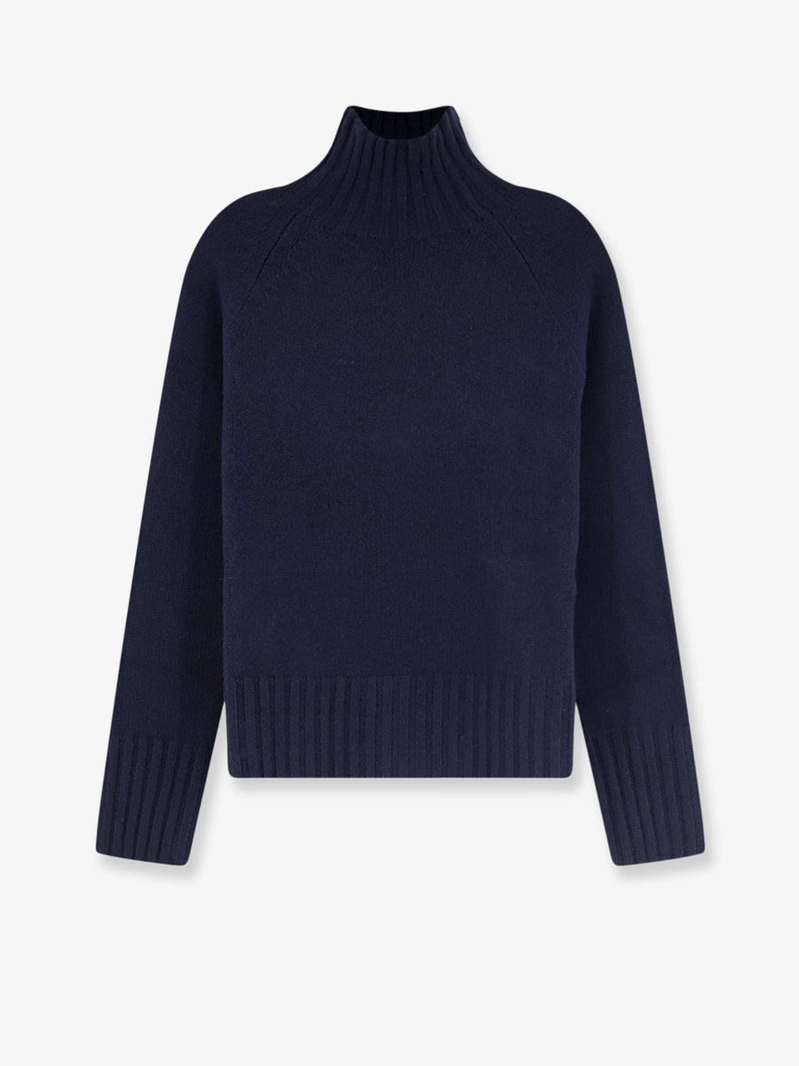 Turtleneck Sweater Smmmantova Blue Wool