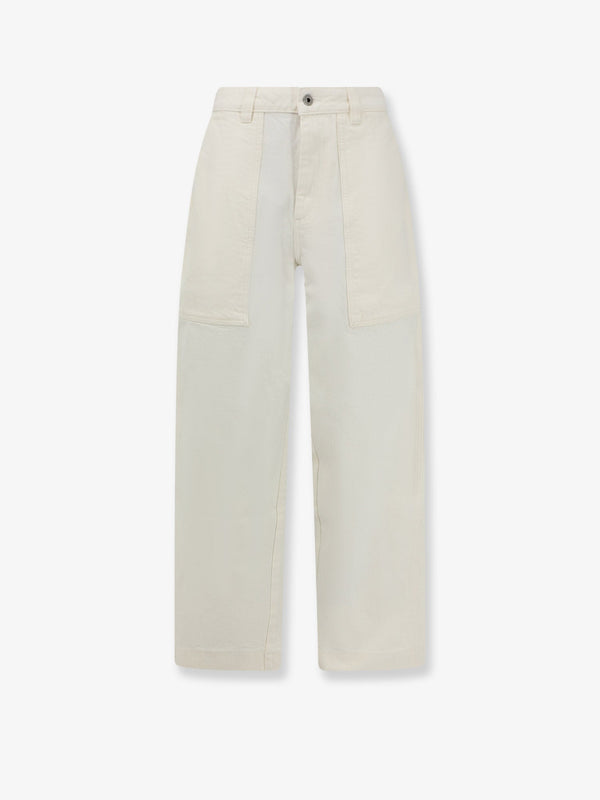 Trousers Kurt Organic Cotton White