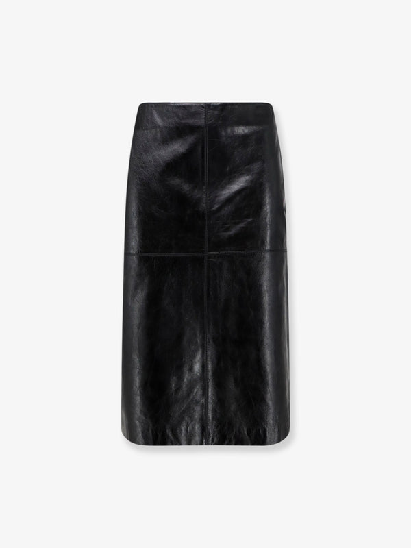 Leather Skirt Gwen Black