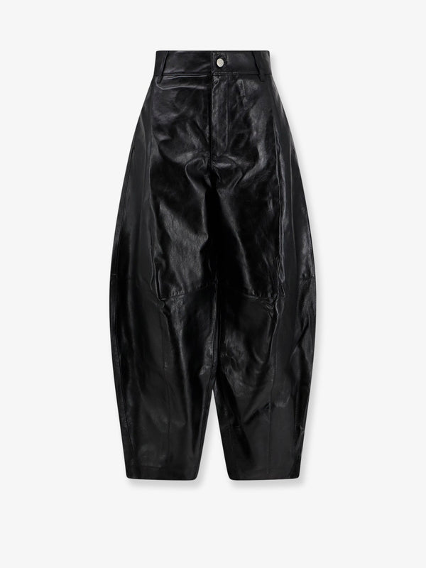 Trousers Julien Leather Black