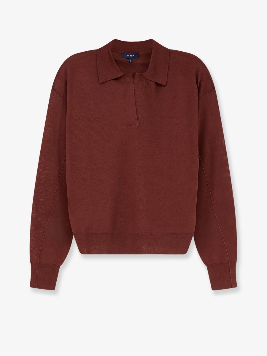 Sweater Fleming Merino Brown Wool