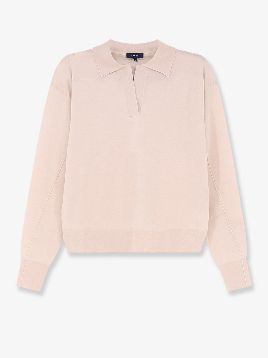 Merino Wool Sweater Fleming Pink