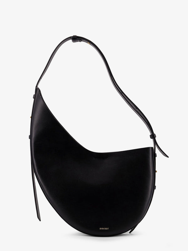 Leather Crossbody Bag Winona Black Shoulder