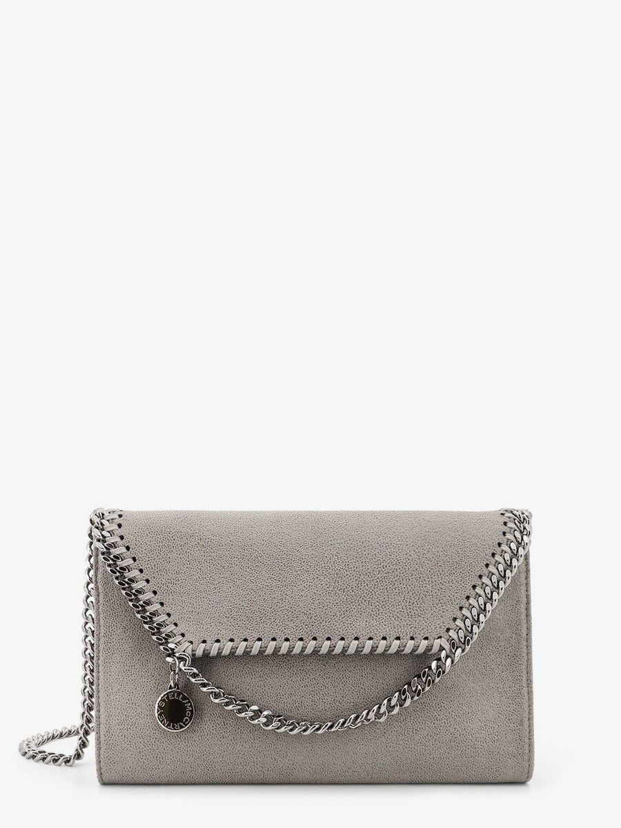 Crossbody Bag Falabella Wallet Shaggy Deer Grey Vegan Material Shoulder