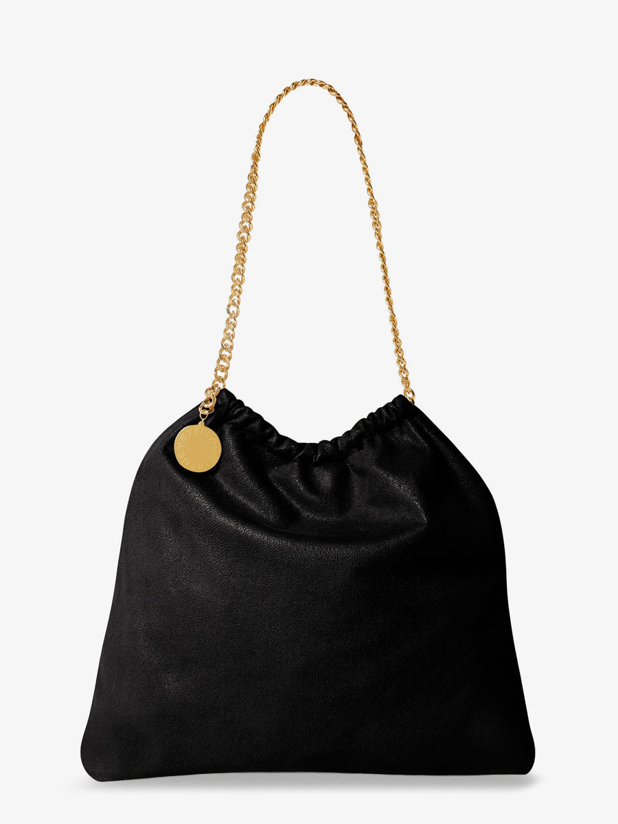 Shoulder Bag Falabella Shaggy Deer Black