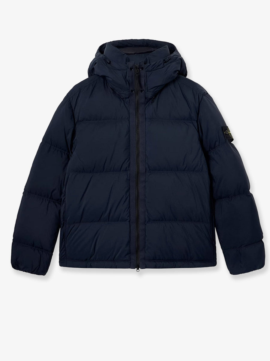Down Jacket Matt Ripstop Cordura Blue Polyamide
