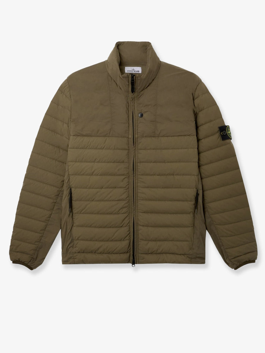 Down Jacket Seamless Tunnel Nylon Down-Tc Green Polyamide Elastane