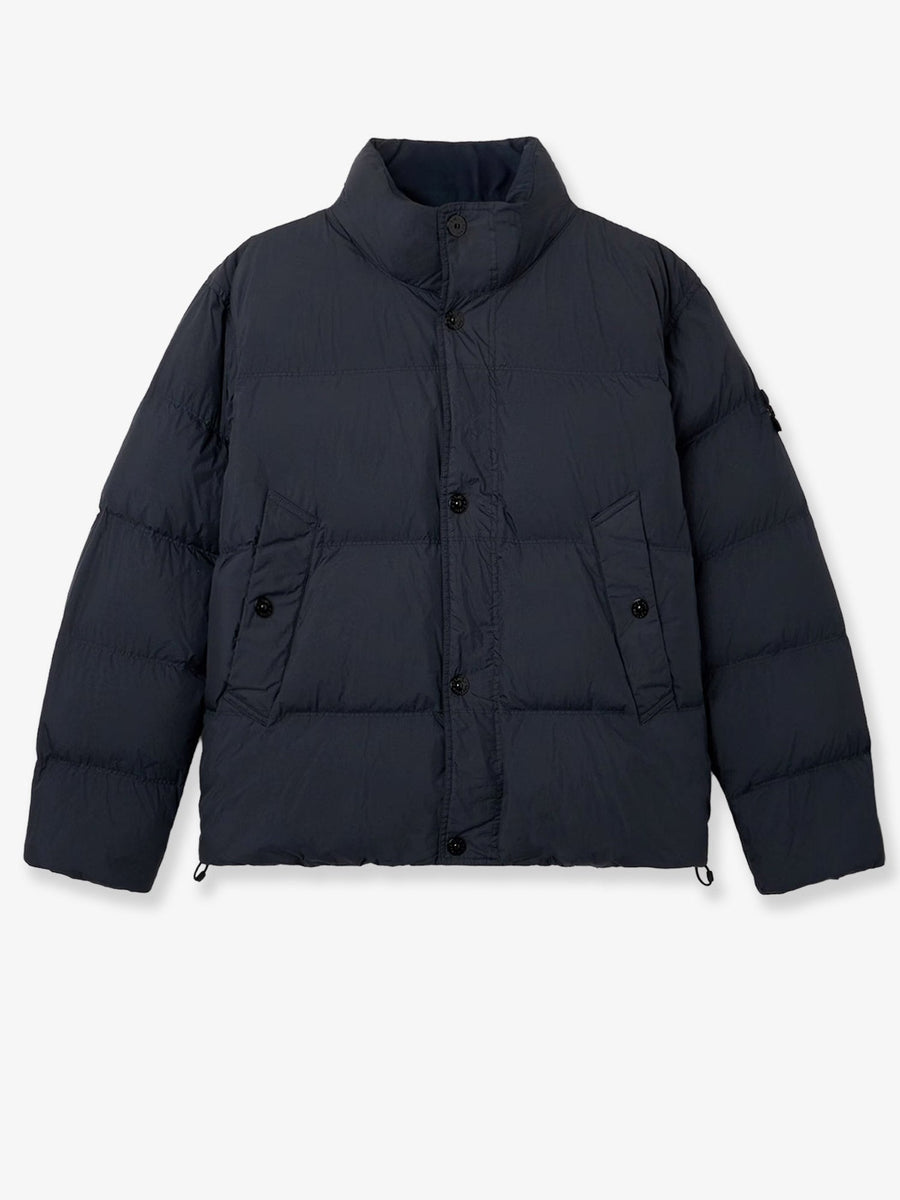 Down Jacket Crinkle Reps Ny Blue Recycled Nylon