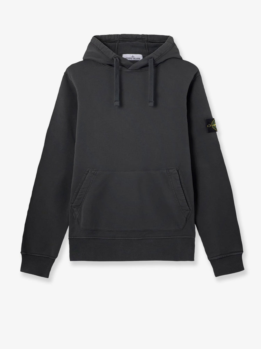 Hooded Sweatshirt Grey Cotton Sweatshirts