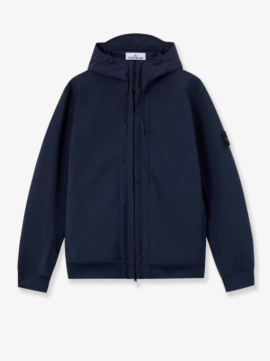 Jacket Soft Shell-R E.dye Blue Polyester