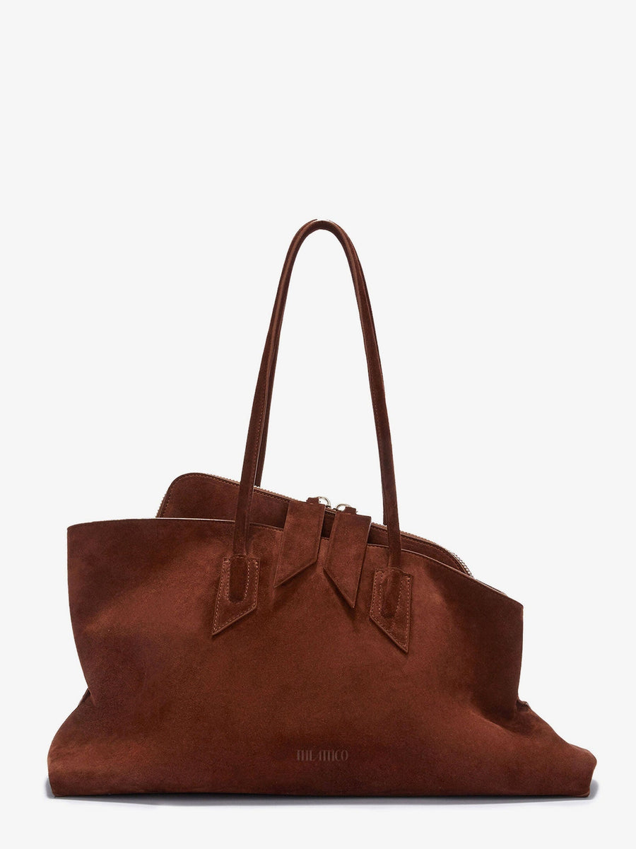 Shoulder Bag La Passeggiata Suede Brown