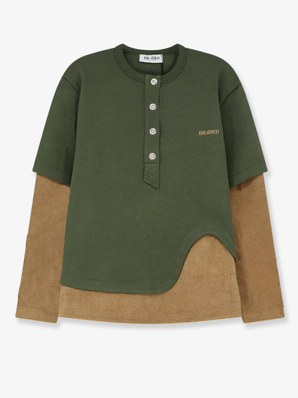 Green Cotton Sweatshirt Sweatshirts