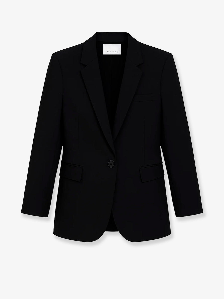 Tailored Blazer Amelia Black Polyester Blazers