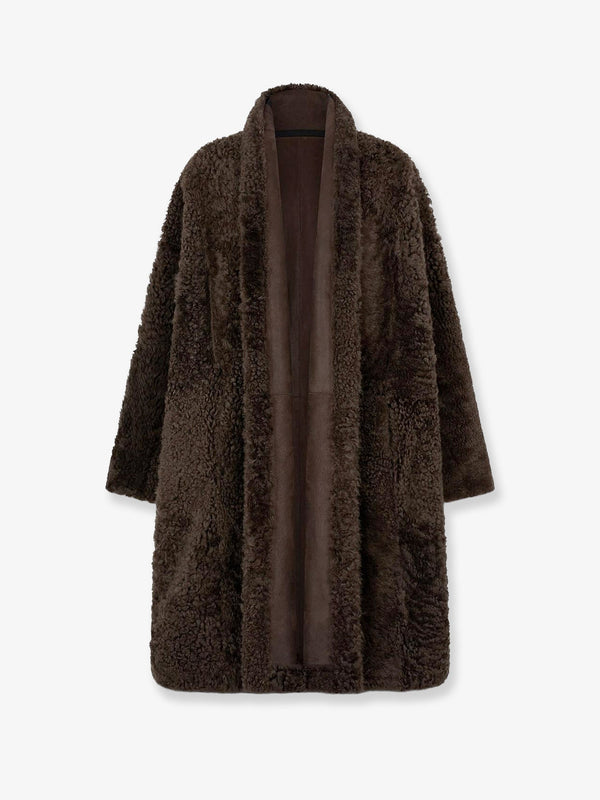 Shearling Coat Brown Sheepskin Jacket