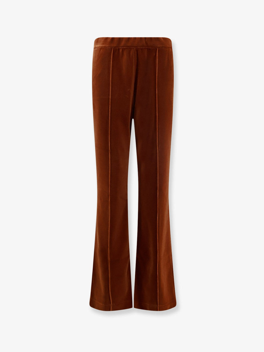 Trousers Chenille Brown Cotton