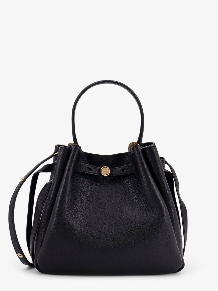 Bucket Bag Romy Black Leather