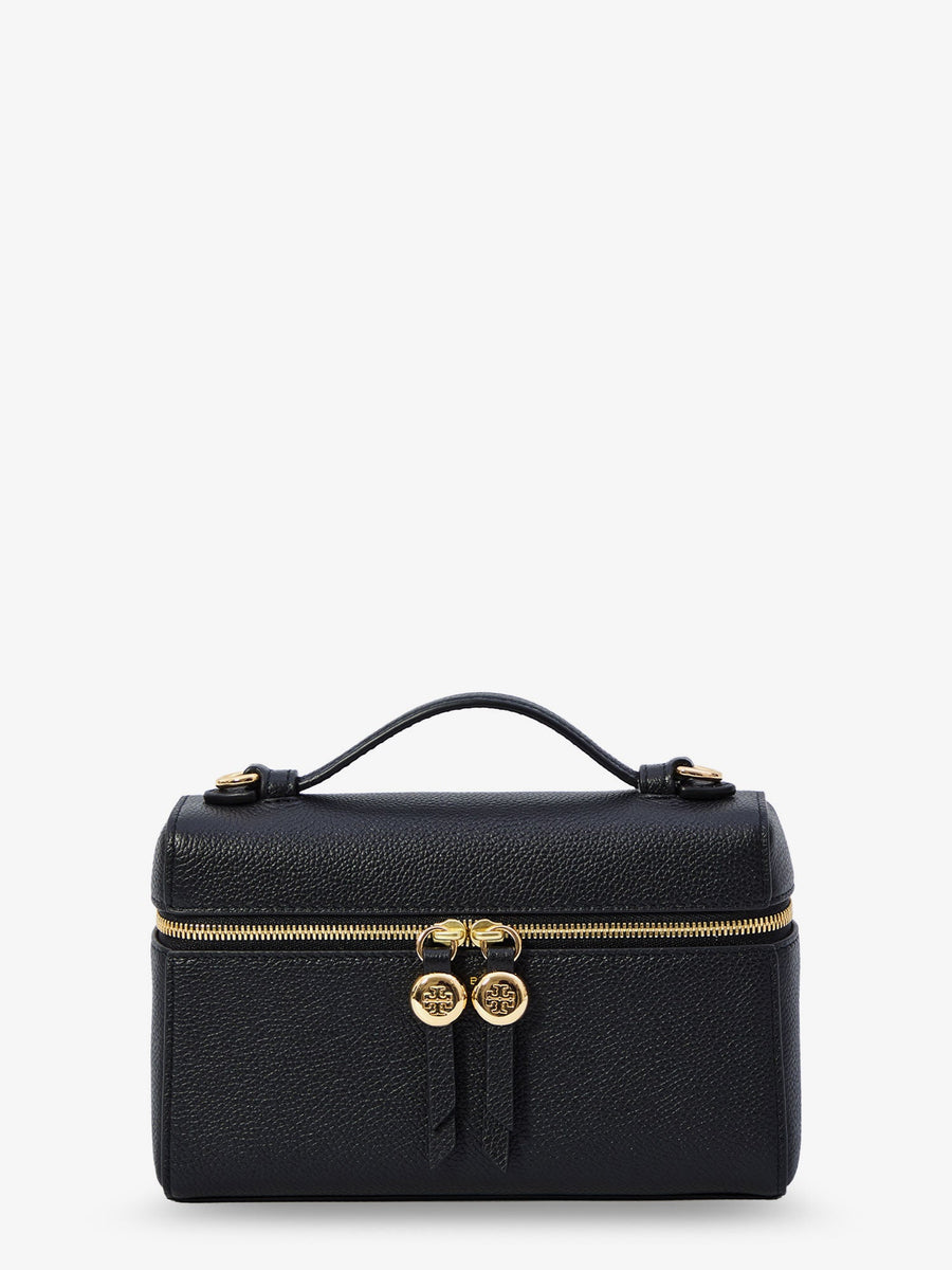 Shoulder Bag Romy Hammered Leather Black