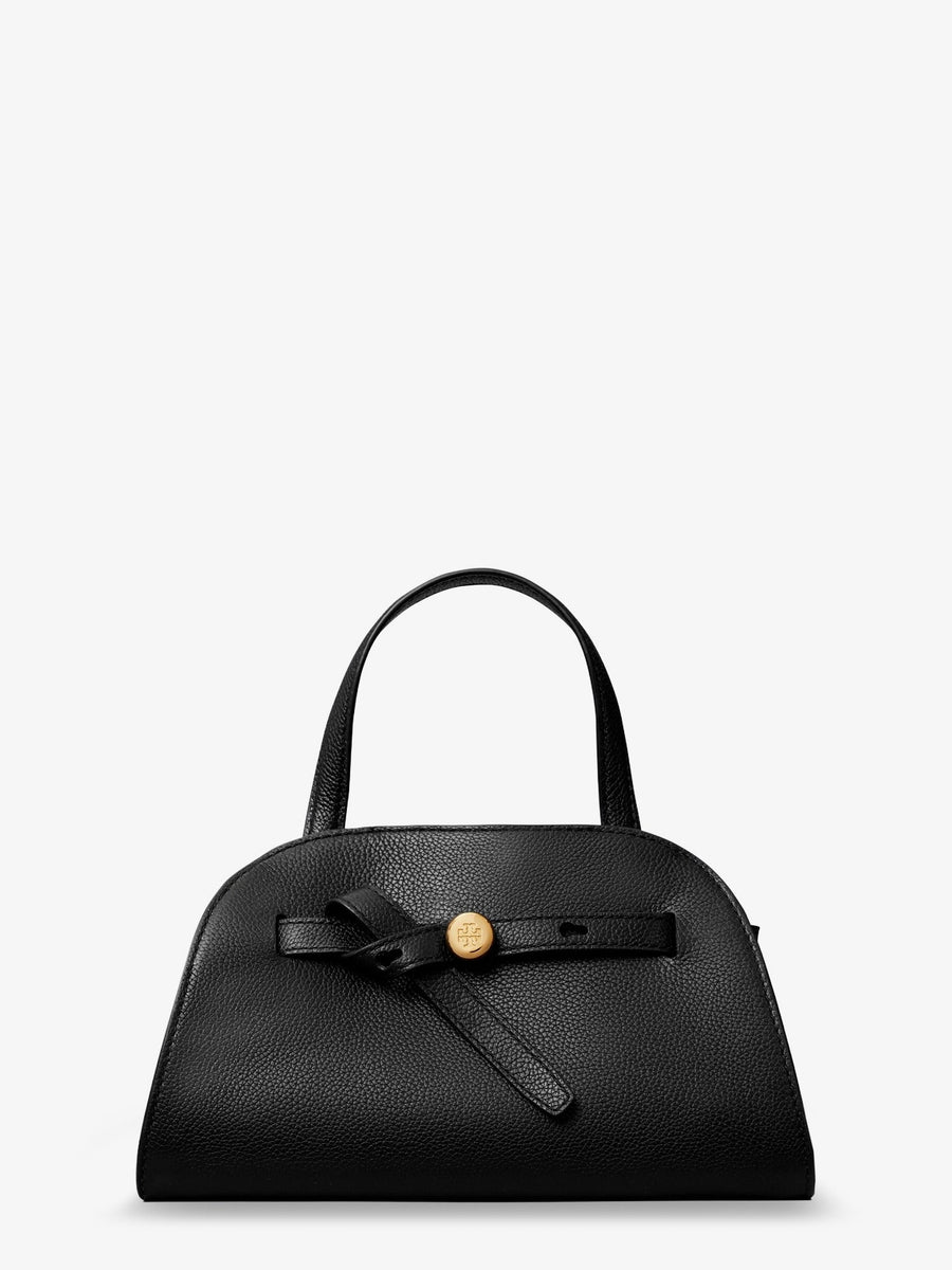 Satchel Bag Romy Small Leather Black Shoulder