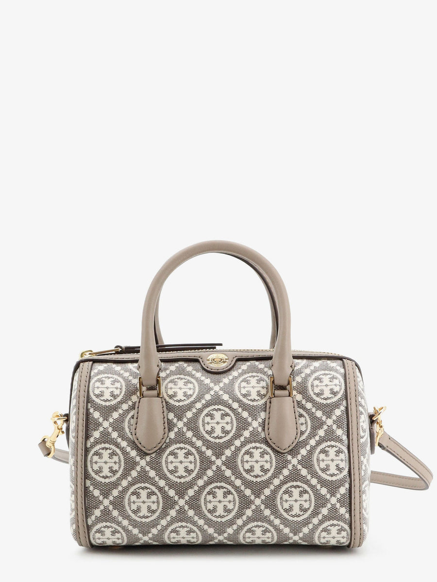 Handbag Barrel Bag T Monogram Beige Coated Canvas Handbags